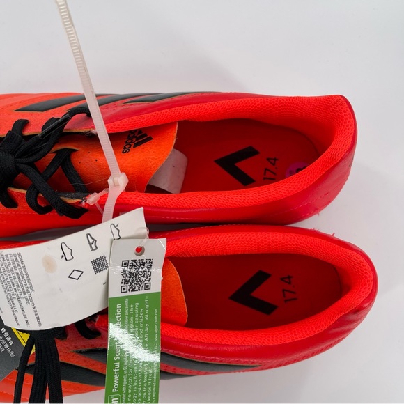 Adidas‎ Ace 17.4 FG Men’s 13 Orange Black Soccer Athletic Cleats Shoe Sneakers - Picture 6 of 10